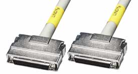 SCSI II Kabel, Sub-D 50 pol. HalfPitch Stecker / Stecker 1,8m