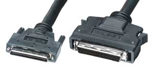 SCSI-V Kabel, SCSI-V Stecker / SCSI-II Stecker 1m