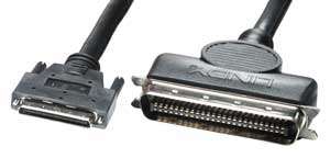 SCSI-V Kabel, SCSI-V Stecker / SCSI Stecker 1m