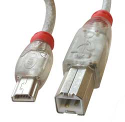 USB Kabel Mini-A / B,  0,5m