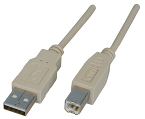 Low Cost USB 2.0 Kabel Typ A/B, 1m
