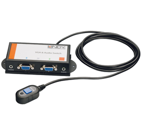 AV Selector Autoswitch Remote 2:1 -  2 Port VGA & Audio Stereo U