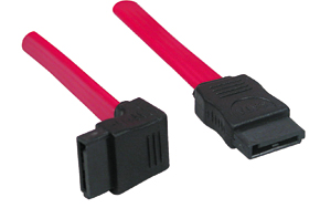 Internes SATA-Kabel mit abgewinkeltem Stecker, 1m