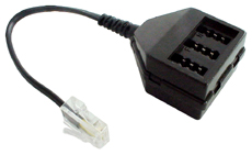 Adapterkabel ISDN/TAE-NFN 0,15m