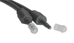 Optisches SPDIF Kabel, optischer Mini-Stecker , 0,5m