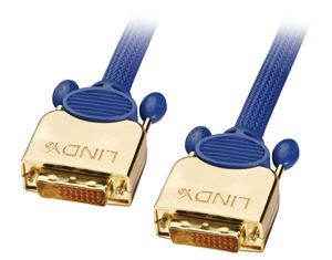 DVI-D Premium Gold Dual Link Anschlusskabel, Stecker/Stecker, 0,