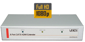 HDMI Cat.5/6 8 Port Splitter & Extender 50m