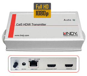HDMI Cat.5/6 Extender Transmittereinheit