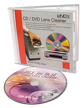 LINDY CD/DVD Lens-Reiniger
