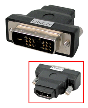 HDMI Buchse / DVI-D Stecker-Adapter