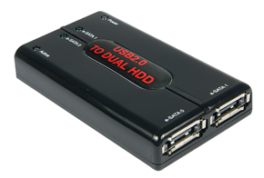 USB 2.0 Dual eSATA HDD Adapter