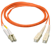 LWL-Duplex Kabel LC / SC 62,5/125 m Multimode, 1m