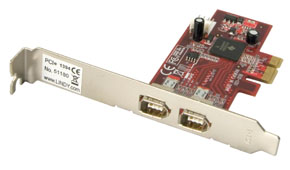 FireWire Karte 1394a, 2 Port, PCI-Express