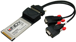 LINDY 2*Seriell CardBus Adapter
