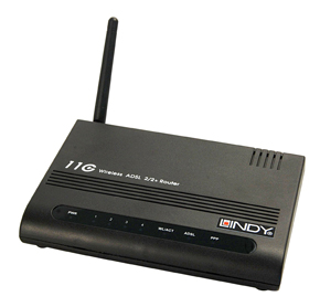 ADSL 2/2+ Modem/WLAN Router IEEE 802.11g, 54Mbit/s
