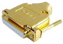 25 pol. Premium Gold Sub-D Metallkupplung