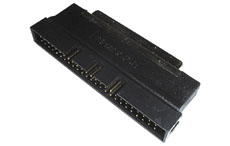 Interner SCSI-III auf SCSI-II Adapter, mit Terminator Stecker / 