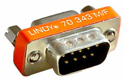 Mini-Adapter 9 pol. Sub-D-Stecker an 15 pol. HD-Kupplung