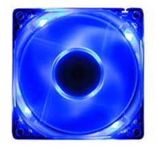 Beleuchteter Lfter, 4 x blaue LED