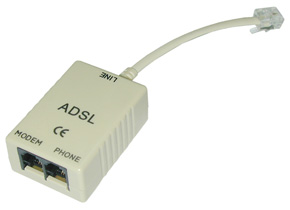 ADSL-Splitter, (3 x RJ11)